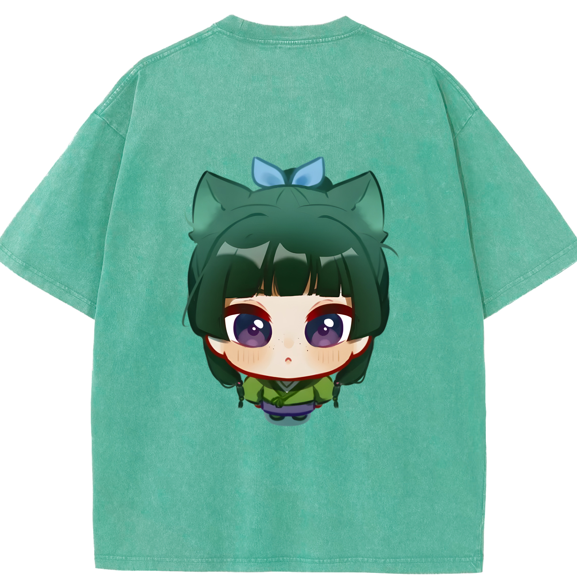 （画像用） 薬屋のひとりごと The Apothecary Diaries 綿100% ヴィンテージ風 半袖Tシャツ（背面プリント）